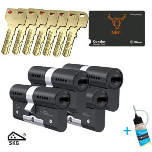 4x M&C Condor zwart
