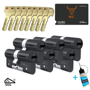 6x M&C Condor zwart