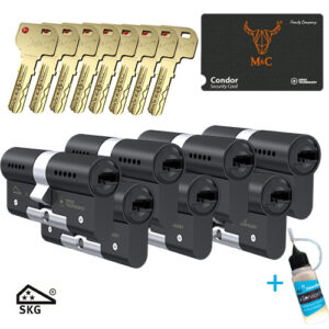 7x M&C Condor zwart