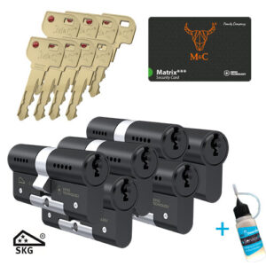 6x M&C Matrix zwart