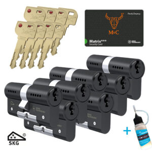 7x M&C Matrix zwart