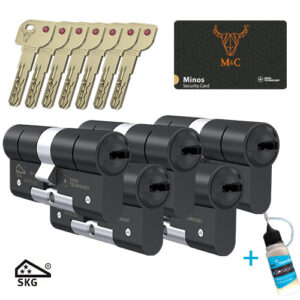 5x M&C Minos zwart