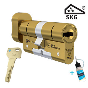 Knopcilinder M&C Move messing