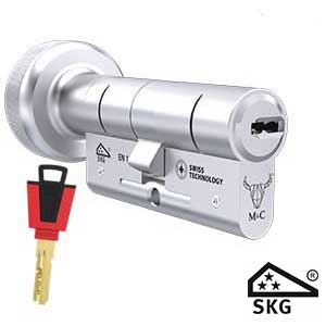 Ronde knopcilinder M&C Color+