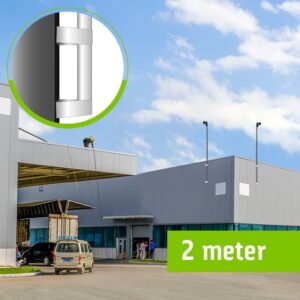 Mast met muurbeugel 2, 3 of 4 meter