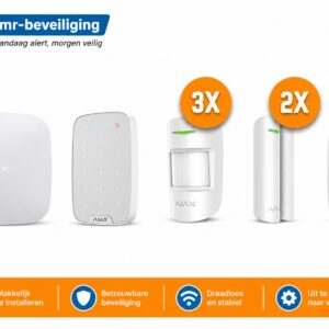 Ajax Systems Alarmsysteem Kit 4 Draadloos (Wit)