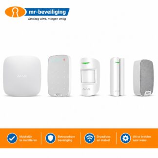 Ajax Systems Alarmsysteem Kit 1 Draadloos (Wit)