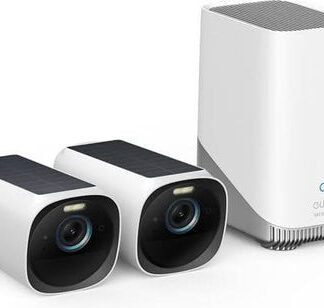 Eufy Eufycam E40, Duopack met 2 draadloze 2K camera's en Homebase 3