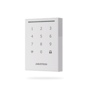Jablotron JA-121E-WH buiten bediendeel met lezer wit