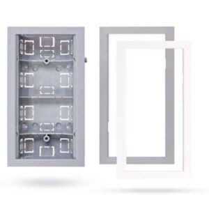 Jablotron JA-193PL-F-M-G, grijze frame tbv montagebox draadloze Designline PIR
